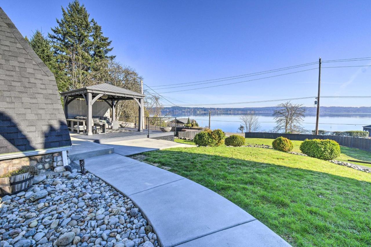 Puget Sound Cabin With Hot Tub And Water Views! เบรเมอร์ตัน ภายนอก รูปภาพ